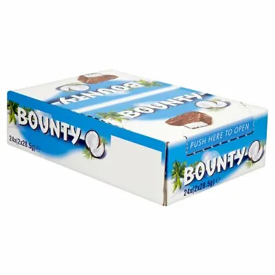 £18.99 • Buy Bounty Coconut Milk Chocolate Bounty Dark Chocolate Twin Bar - Pack Of 12-24