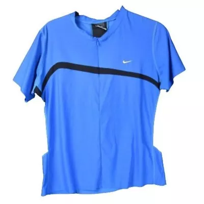 Vintage Nike Dri-Fit Short Sleeve Cycling Jersey Size: XL (16-18) • $13.40