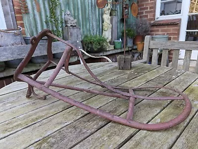 Antique Stable Fitting~Saddle Rack~Horse Harness Bracket~Tack Room~Hook~Rack~ • £28