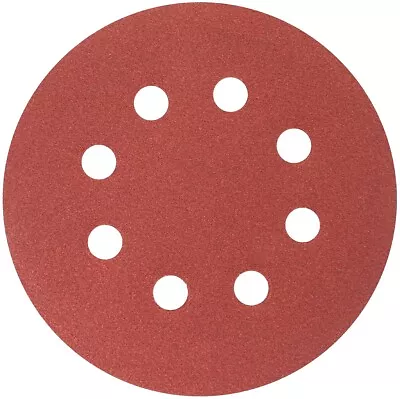 50PCS 5  Hook Loop Sanding Discs 240 Grit 8-Hole Orbital Sander Sandpaper Paper • $14.29