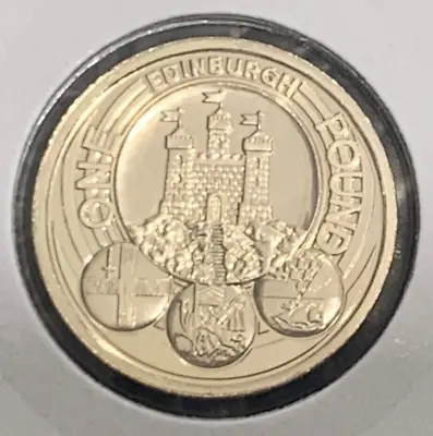 2011 Edinburgh BUNC £1 Pound Coin Royal Mint Capital Cities UNC One Uncirculated • £22.95