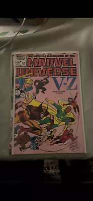 The Official Handbook Of The Marvel Universe #7 #8 #9 And #12 1983 Comic Lot • £14.02