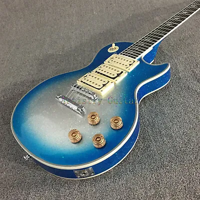 £283.54 • Buy Factory Ace Frehley Metallic Blue Electric Guitar Fast Ship Black Fretboard