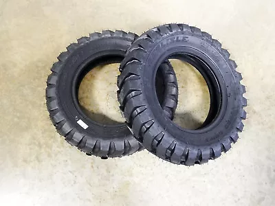 TWO New 5.70-12 Carlisle Trac Chief USA Made Tires 4 Ply TL Compact Skid Steer • $168