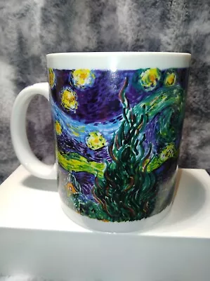 $19 • Buy Chaleur Masters Collection Van Gogh Starry Night Ceramic 24 Oz. Coffee Mug Cup