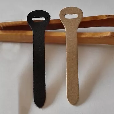 5x Genuine Leather Zipper Puller Bag Clothes Replacement Zips Pull Accessories • $3.80