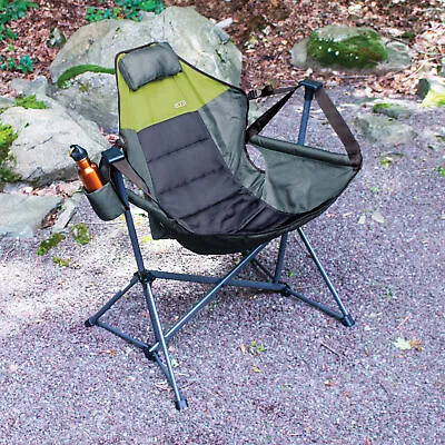 $76.17 • Buy Outdoor Swing Chairs Portable Swinging Hammock Folding Camping Garden Chair