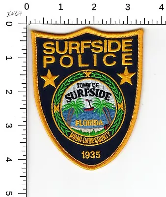 Surfside (miami-dade County) -- Florida Police Collectible Patch • $6.39
