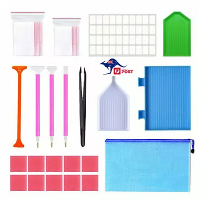 $6.97 • Buy 70xPiece Diamond Painting Tools Box 5D Diamond Accessories Diy Art Craft Pen Set