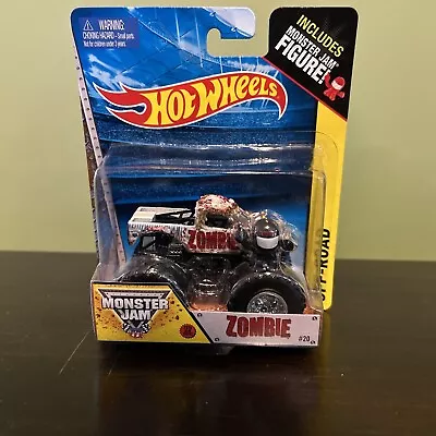 Hot Wheels Monster Jam Zombie With Figure #20  1/64 Die-Cast 2013 • $11.99