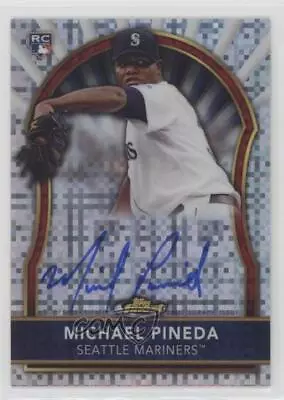 2011 Topps Finest X-Fractor Rookie Auto /299 Michael Pineda #86 Rookie Auto RC • $3.69