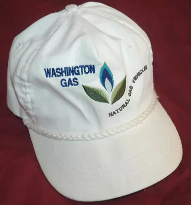 Rare WASHINGTON DC NATURAL GAS VEHICLES Baseball Cap HAT Logo ECO Vtg USA MADE • $9.99