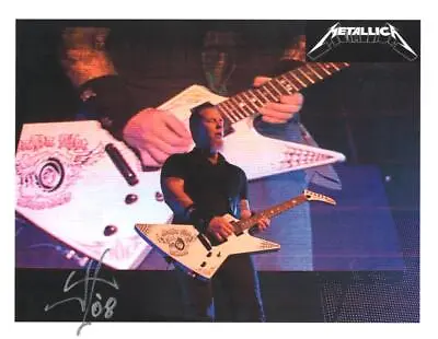 James Hetfield Signed Autograph 8x10 Photo Metallica Kill Em All W/ Beckett COA • $2999.95