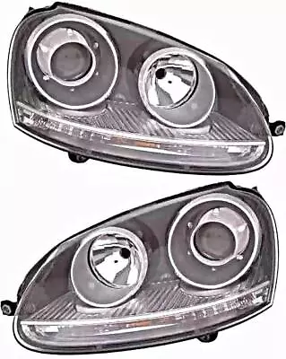 $429.98 • Buy VW Golf MK5 GTI 2003-2010 Headlights Front Lamps LEFT + RIGHT Pair