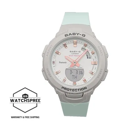 Casio Baby-G Bluetooth® Grey Resin Band Watch BSAB100MC-8A • $186.89