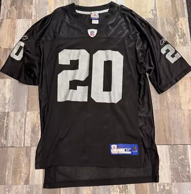 Darren McFadden #20 Oakland Raiders Nike On Field Jersey Sz M XL Black Reebok • $35