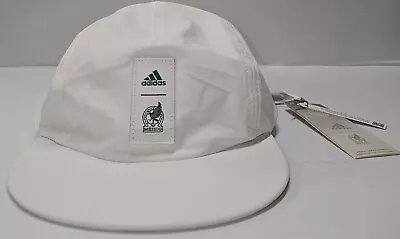 Team Mexico Futbol/Soccer Hat OSFA Adidas AEROREADY Adjustable White NEW W/Tags • $18.96