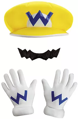 Brand New Super Mario Brothers Wario Adult Costume Kit • $28.14