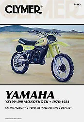 Clymer Repair Manual For 1976-1984 Yamaha YZ 100 125 250 400 465 490 M413 • $49.95