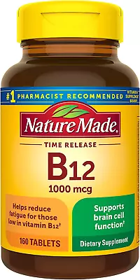 Nature Made Vitamin B12 1000Mcg Time Release Tablets - 160 Count • $16.69