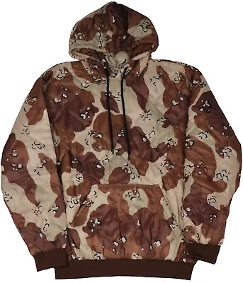 Woobie Gear Hoodie Chocolate Chip Pull-Over Parka Military Blanket Jacket Cold • $59.95