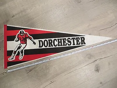 Dorchester Massachusetts Mass MA Vintage Pennant Football Dorcester Wahlburgers • $14.99