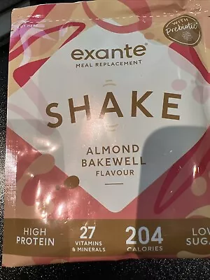 £23.99 • Buy 20 Exante Meal Replacement Low Sugar Almond  Bakewell Shakes