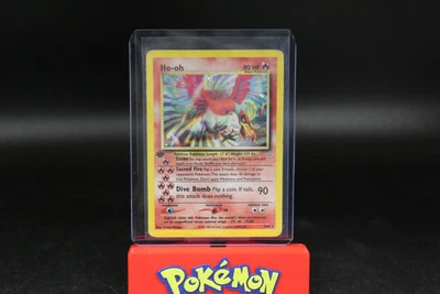$109.99 • Buy Pokemon 1st Edition Ho-Oh 7/64 Neo Revelation Holo - Rare Card - Heavy Played