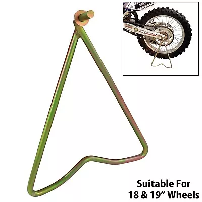 Motocross Triangle Axle Stand Racing Side Stand Off Road Pit Bike MX Wheel Stand • £14.95