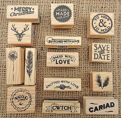 New East Of India Rubber Stamps Party Wedding Heart Craft Gift Card Name Tags • £3.25