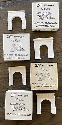 N Scale Tunnel Portals By PORT-DAALS - Lot Of 4 Single Track Portals - Plaster • $19.99