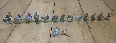 1930s Cadbury Coco Cub Miniature Lead Figures Lovely Set Of 15 • £75