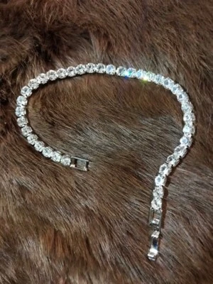 £7.99 • Buy VALENTINES Stunning 925 Tennis Bracelet