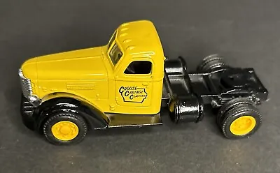 1/43 Scale 1947 International K-12 Semi Truck Yellow Crouse Cartage Company ERTL • $14.95