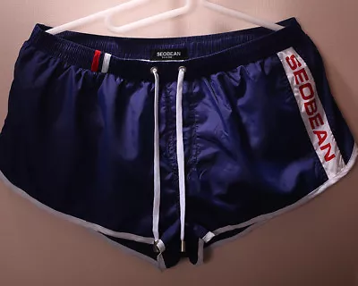 NEW SEOBEAN Very Thin Sports Shorts Running Lounge Boxer Shorts For Men • $9.99