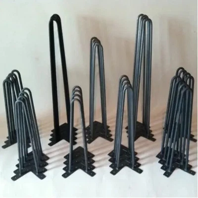 £18.99 • Buy Hairpin Legs Set Of 4 Legs - 6 To 34 Inch + FREE Screws, Floor Protectors Table