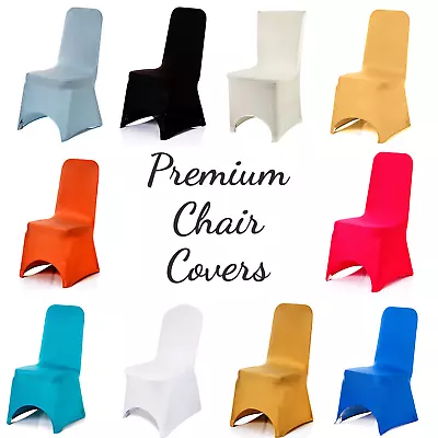 £5.99 • Buy Dining Room Chair Covers Removable Slip SEAT Cover Stretch Wedding Party Decor
