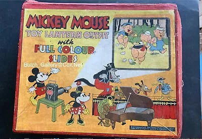 MICKEY MOUSE Lantern Outfit Magic 1930s In Box Disney • $295