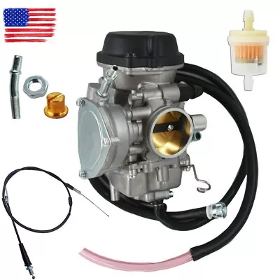 For Yamaha Raptor 350 YFM350 2004-2014 Carburetor + Throttle Cable • $47.98