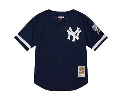 Mitchell & Ness Authentic Mariano Rivera New York Yankees 1998 BP Jersey - Navy • $95