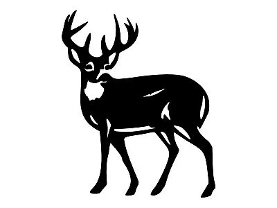 Deer Sticker Hunting Outdoors Elk Buck Hunter Silhouette Car Vinyl Decal • $3.99