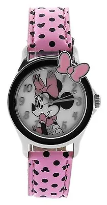 Disney Women's MINAQ558 Minnie Mouse Hot Pink Strap Watch • $29.99