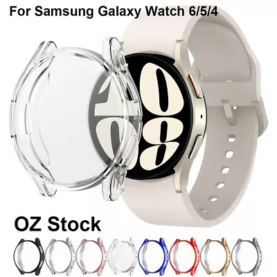 Samsung Galaxy Watch 6/5/4 40/44mm Screen Protector Cover TPU Case Full Coverage • $4.90