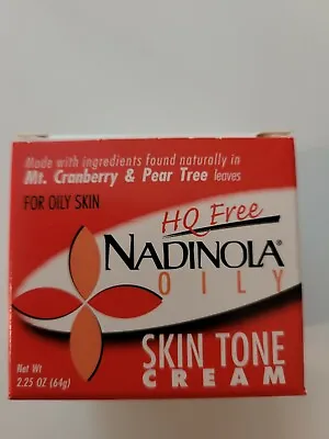 HQ Free Nadinola Oily Skin Tone Cream  MADE W/ Mt. Cranberry & Pear Tree Leaves  • $7