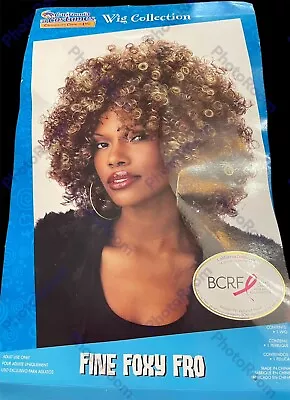 *Fine Foxy Fro Wig 70's Disco Afro Fancy Dress Halloween Adult Costume Accessory • $14.99