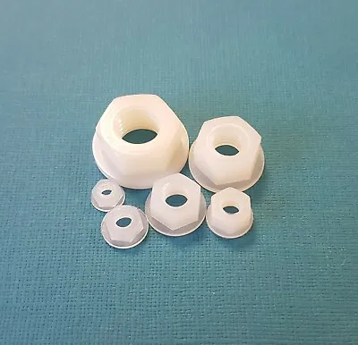 £2.65 • Buy Nylon Plastic Combined Nuts/ Washer Faced Nut/ Flanged M3 - M16 DIN 6923