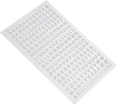 White Letters Transfers - 6 Mm - 1 Sheet • £6.67