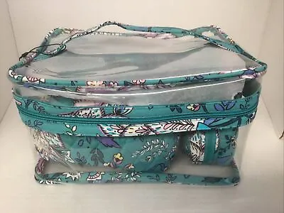 Vera Bradley Peacock Garden 3 Piece Cosmetic Bag Set Organizer NWT • $33.91