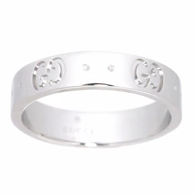 £238.01 • Buy GUCCI Icon Ring 18K White Gold 750 Size9 4.5-4.75(US) 90192638