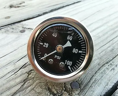 Oil Pressure Gauge 100 PSI Oil Filled For Harley CLEARENCE Was $36 +S/H • $28